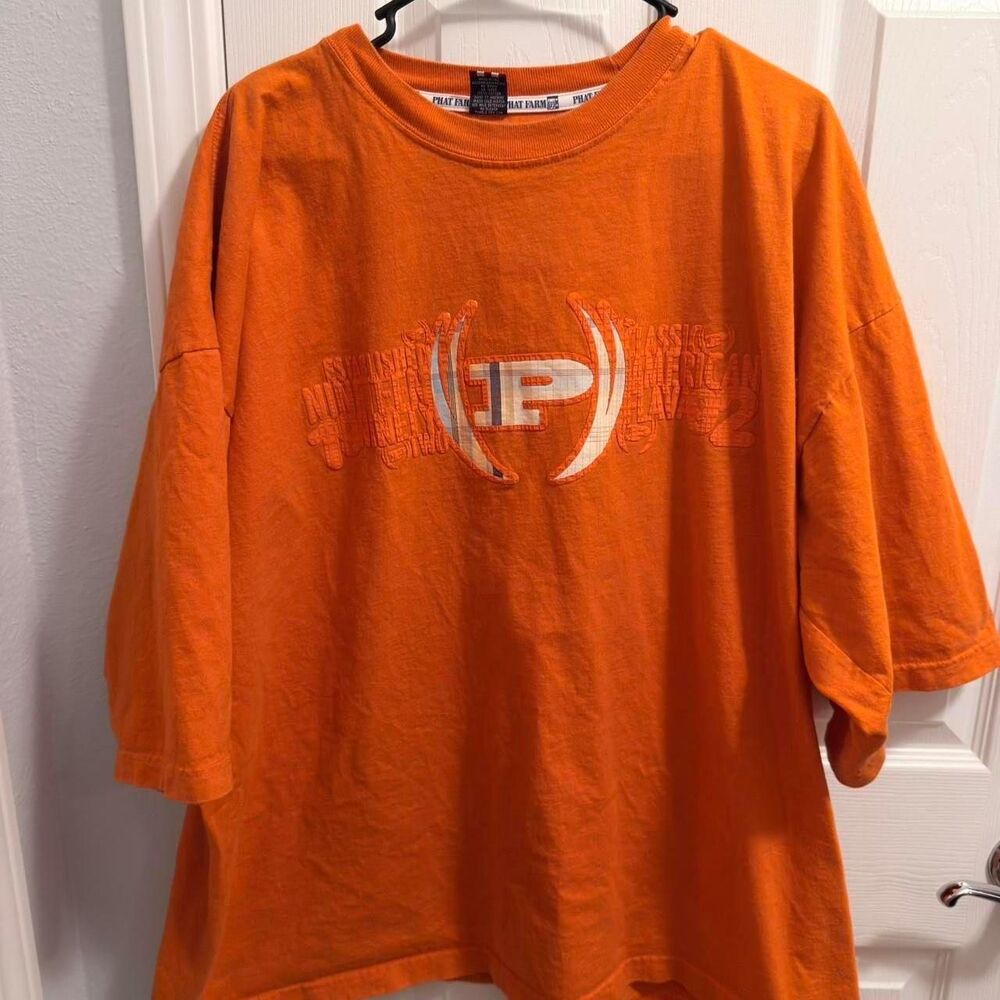 Phat-farm Men's Orange T-shirt